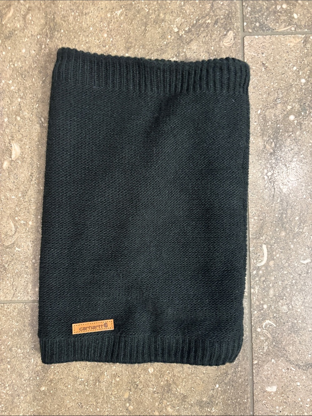 Carhartt fleece lined neck gaiter, black